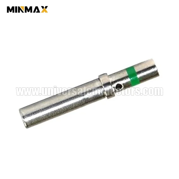 0462 201 16141 with green strip female solid contact 0.5mm² 1.5mm² 20awg 16awg no soldering is required