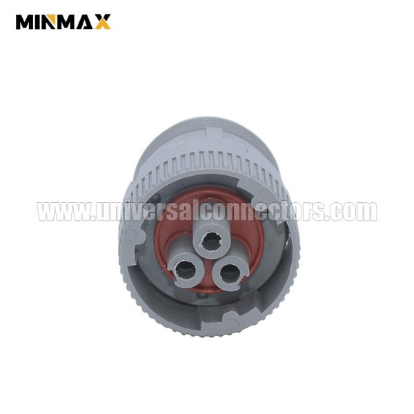 deutsch hd 10 serie hd16 3 96s 3 hole wire to wire, sealable, gray, female waterproof sockets for gearbox