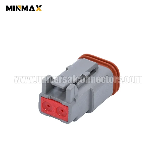 dt06 2s c015 female 2 pins electrical connector for ecu，esp