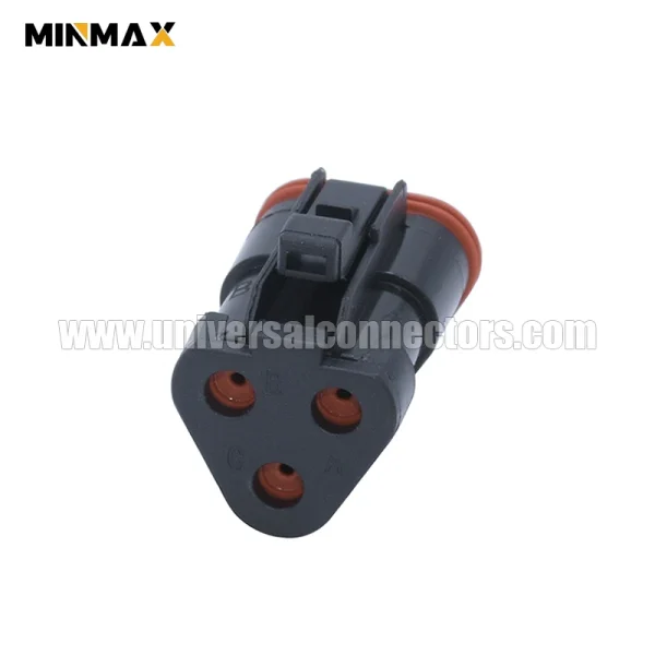 dt06 3s e005 at06 3s ec01blk female 3 pins black wire & cable power shift sensor tcu