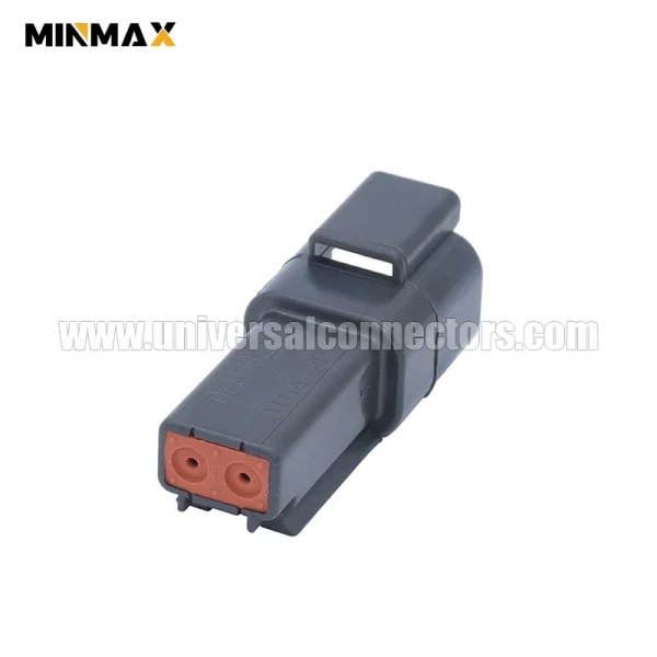 dt04 2p e004 at04 2p blk male 2 pins cable waterproof connector for icu，instrument connection