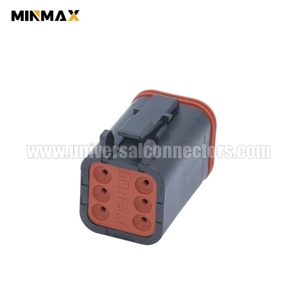 dt06 6s e004 at06 6s blk female 6 pins waterproof gray dt connector cable wire new energy vehicles