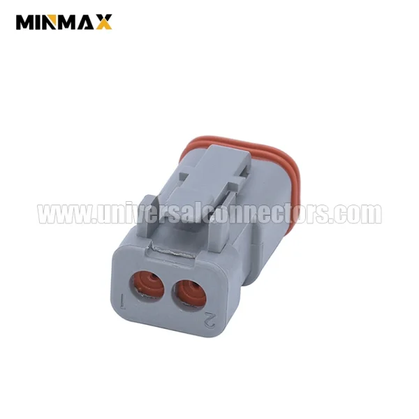 dt06 2s e003 at06 2s ec01 female 2 pins auto connector for ecu,esp