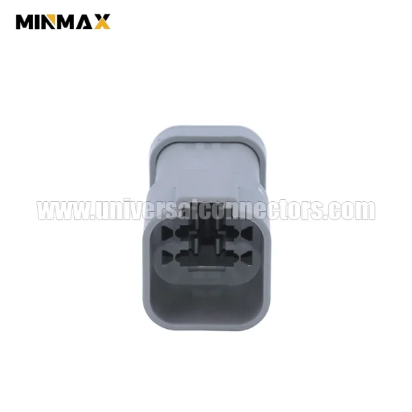 dt04 6p e003 at04 6p ec01 male 6 pins gray short cap waterproof dt engine wiring harness connector