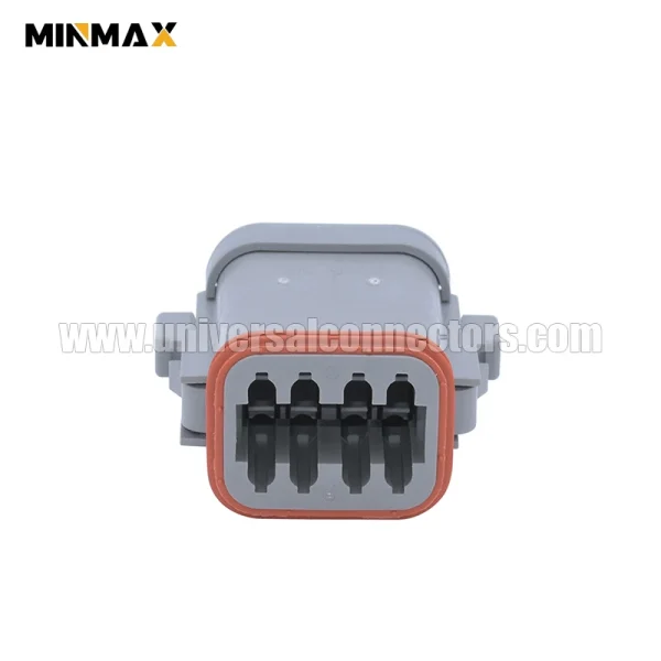 dt06 08sa e003 at06 08sa ec01 female 8 pins gray short cap waterproof dt connector ecu sensor