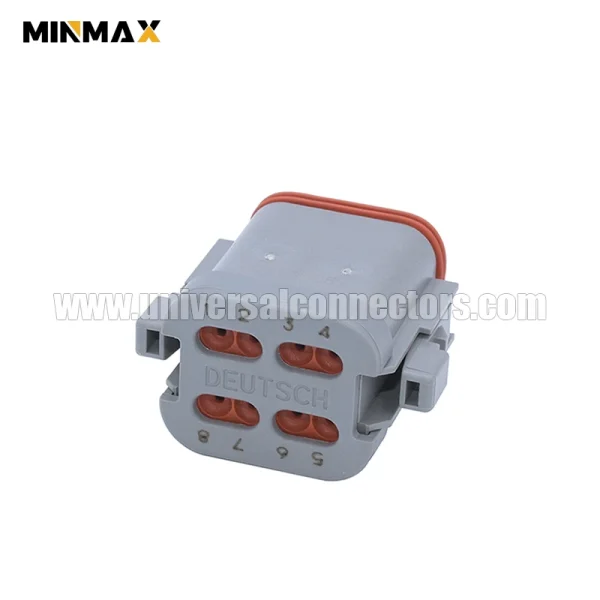 dt06 08sa e003 at06 08sa ec01 female 8 pins gray short cap waterproof dt connector ecu sensor