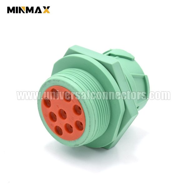 deutsch hd 10 serie hd10 9 1939p bp03 male 9 wire to wire, sealable, green holes waterproof cable connectors for truck