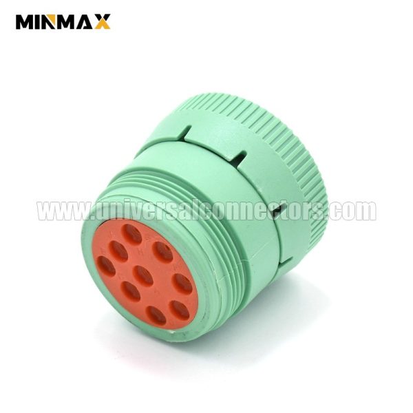 deutsch hd10 hd16 9 1939s p080 female 9 way green waterproof plug for automotive electrical