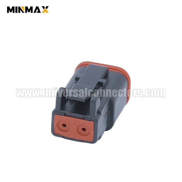 dt06 2s p012 female 2 pins electrical connector for ecu，esp