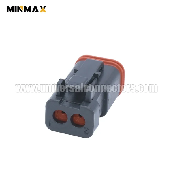 dt06 2s e005 female 2 pins electrical connector for ecu,esp
