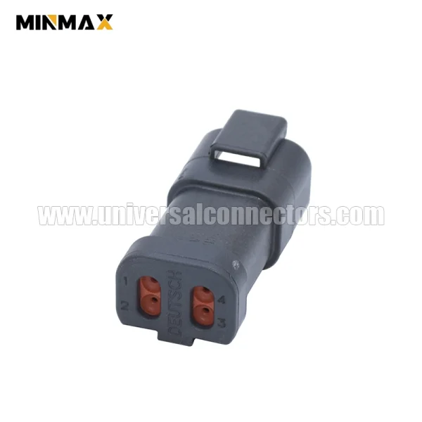 dt04 4p e005 at04 4p ec01blk male 4 pins waterpfoof black wire in line nippon denso dt connector