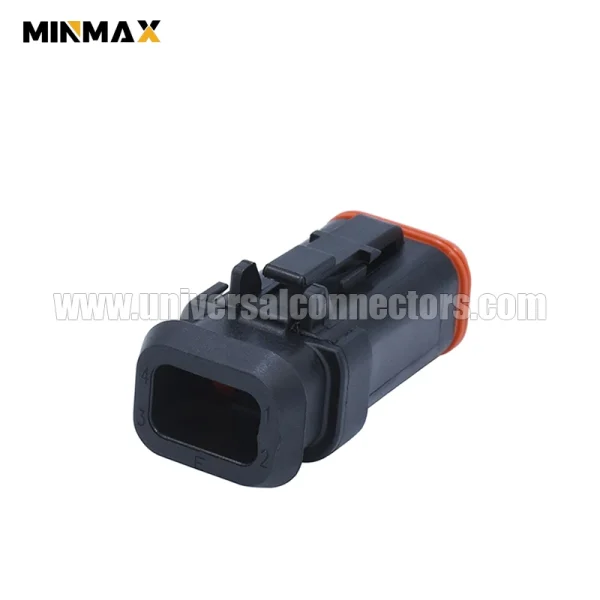 dt06 4s ce13 female 4 pins jacket waterproof black e seal grain harvester dt connector