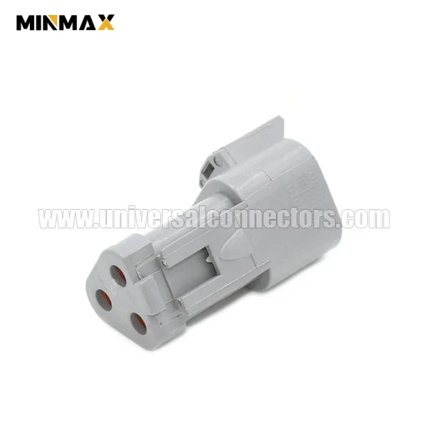 dt04 3p e003 male 3 pins waterproof plug in for car lights led headlights, fog lights