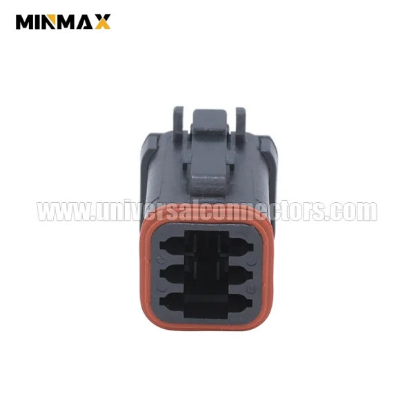 dt06 6s e005 at06 6s ec01blk female 6 pins automotive dt connector led lighting