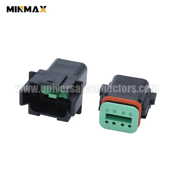 dt06 08sa e004 female 8 pins dt sealable black housing waterproof wiring harness connection