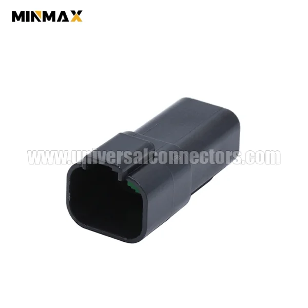 dt04 4p e004 at04 4p blk male 4 pins black wire & cable plug temperature sensor dt connector housings