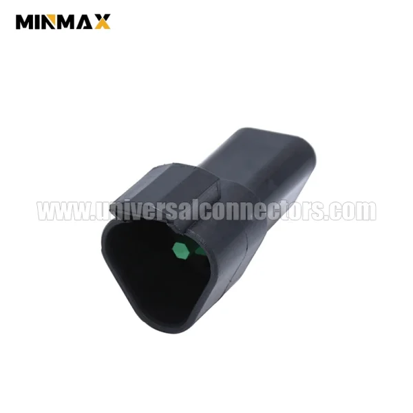 dt04 3p e004 male 3 pins sealable black housing marine electronics