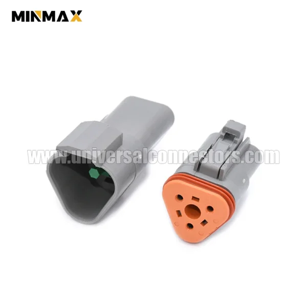 dt06 3s female 3 pins dt seriescar electrical connector for mining vehicle sensor