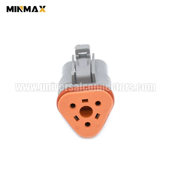 dt06 3s female 3 pins dt seriescar electrical connector for mining vehicle sensor