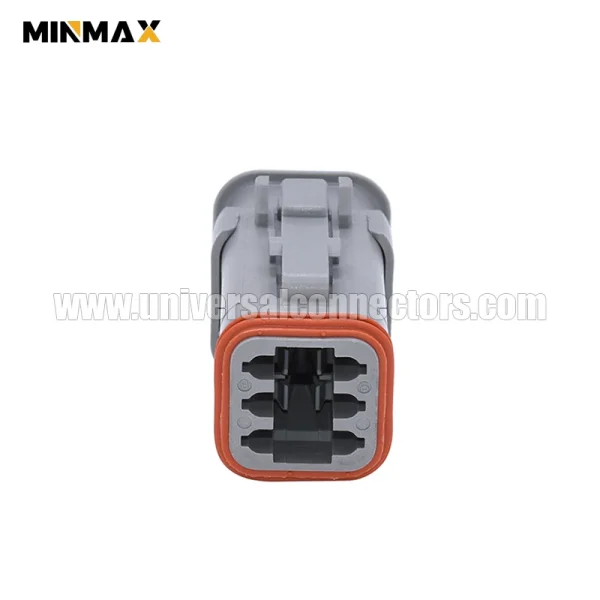 dt06 6s e008 female 6 pins gray long cap electrical unmanned aerial vehicle dt connector