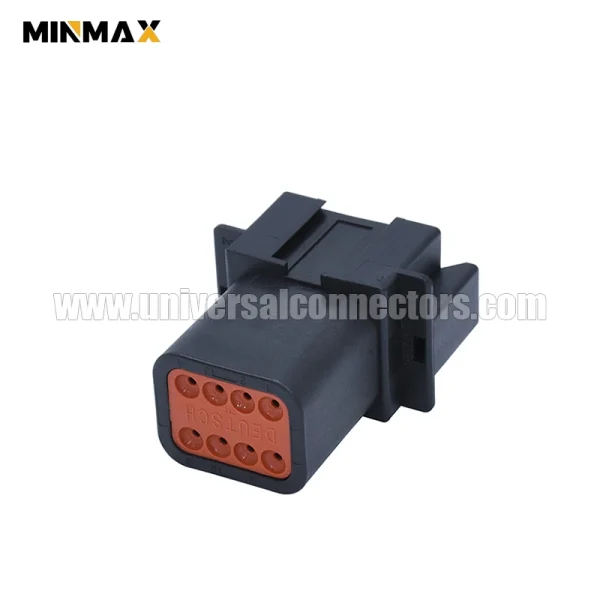 dt04 08pb male 8 pins black automobile dt connector drones