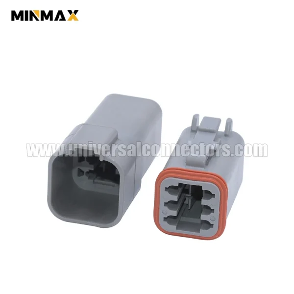 dt06 6s female 6 pins gray automotive electrical connector motorboat dt connector