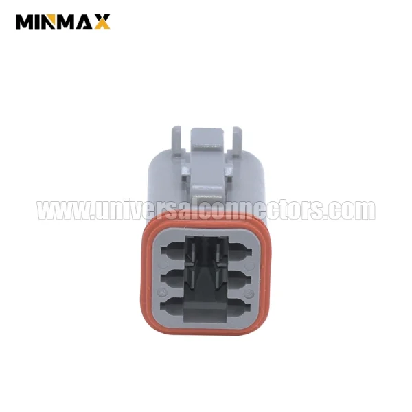 dt06 6s female 6 pins gray automotive electrical connector motorboat dt connector