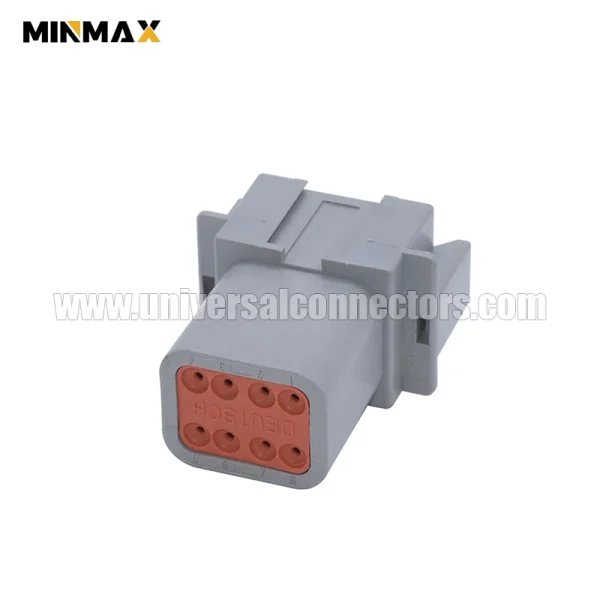 dt04 08pa dt04 8p male 8 pins sealable gray housing fog lights dt connector