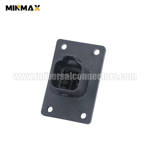 dt04 6p cl06 male 6 pins black panel mount transmission sensor dt connector