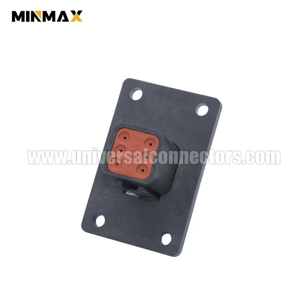 dt04 6p cl06 male 6 pins black panel mount transmission sensor dt connector