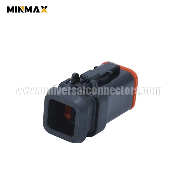 dt06 6s ep11 female 6 pins long cap waterproof electrical plug battery management system dt connector