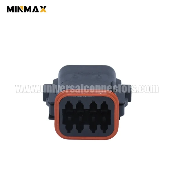 dt06 08sb female 8 pins sealable black housing car lighting small motor control dt connector