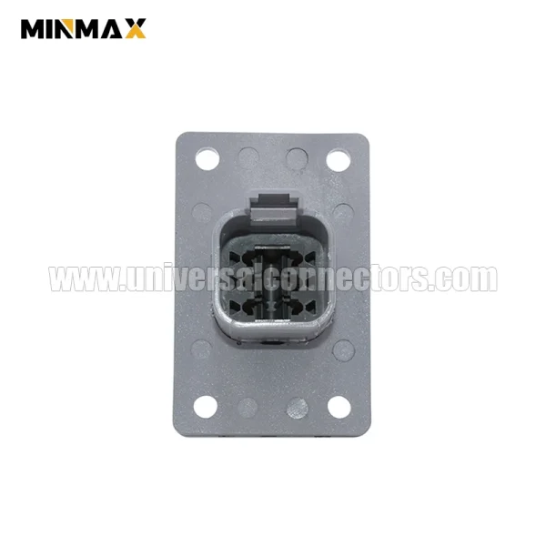 dt04 6p l012 male 6 pins gray wire & cable power panel mount agricultural machinery dt connector