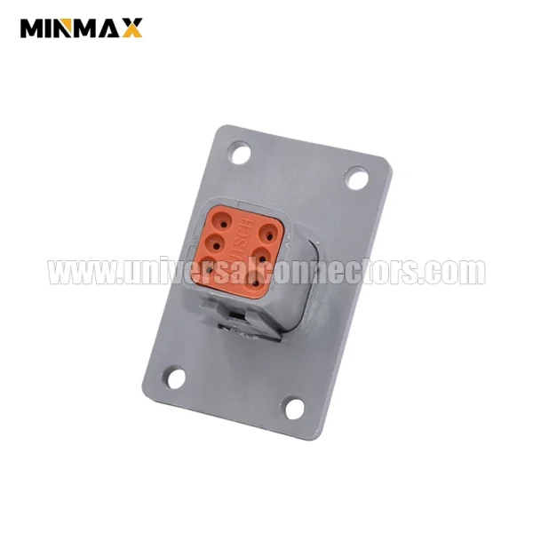 dt04 6p l012 male 6 pins gray wire & cable power panel mount agricultural machinery dt connector