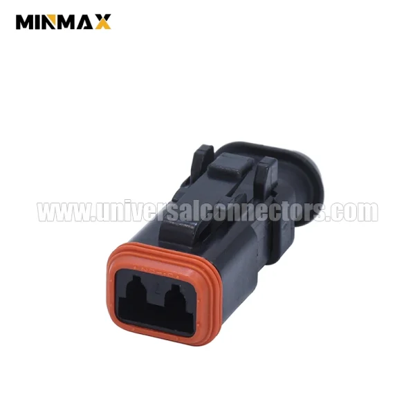 dt06 2s ce13 female 2 pins housing connector for ecu，esp