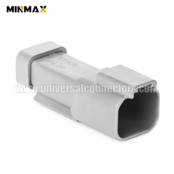 dt04 2p e003 at04 2p ec01 male 2 pins blade cable housing connector for ecu，door electrical system，interior lighting system