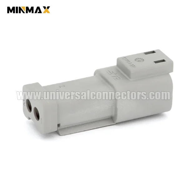 dt04 2p e003 at04 2p ec01 male 2 pins blade cable housing connector for ecu，door electrical system，interior lighting system