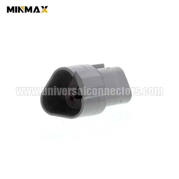 dt04 3p ce02 male 3 pin in line free hanging black dt connector tcu signal interface