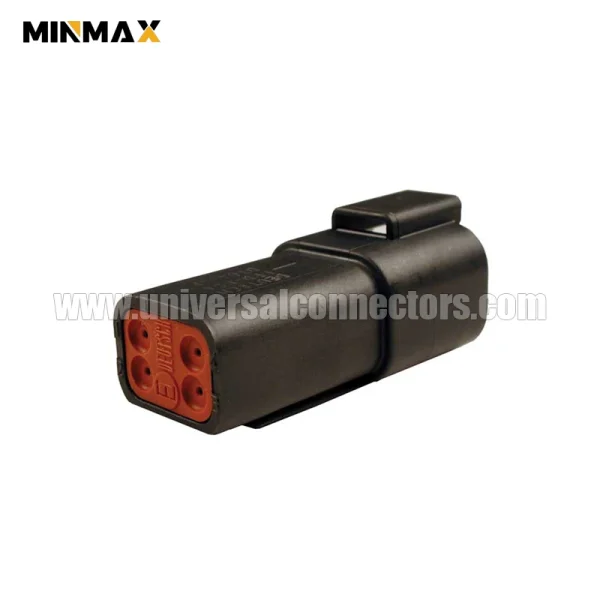 dt04 4p ce02 male 4 pins e seal black automotive electrical tps sensor dt connector
