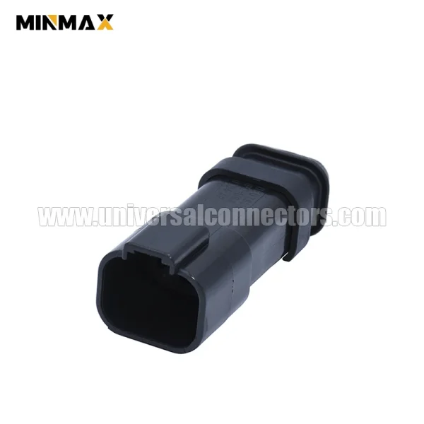 dt04 4p ce09 at04 4p sr02blk male 4 pins black e seal long cap electrical sensor dt connector