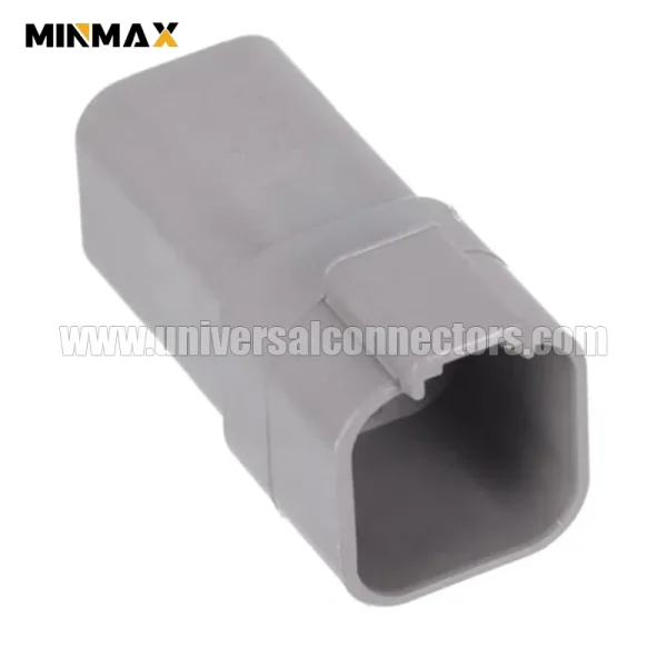 dt04 6p male 6 pins male auto receptacle waterproof rail traffic dt connector