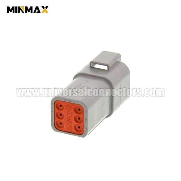 dt04 6p c015 male 6 pins gray e seal electrical chassis control system dt connector