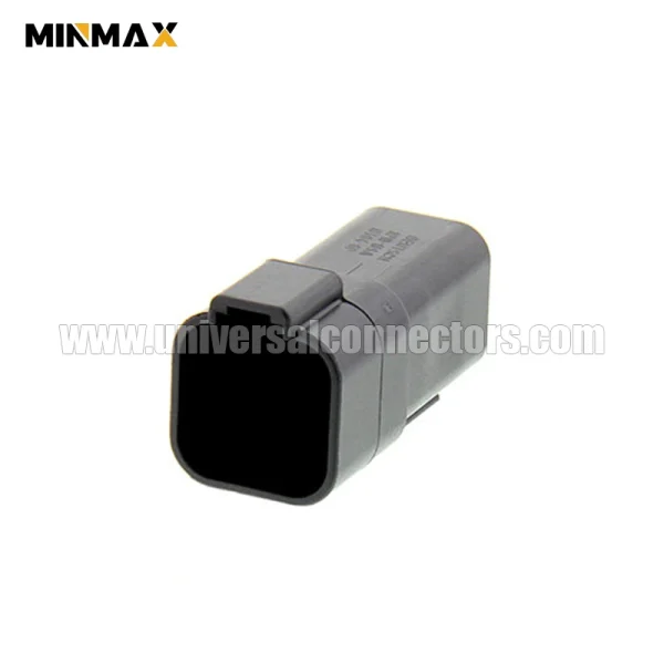dt04 6p ce02 male 6 pins black e seal waterproof dt automotive connector for inverter