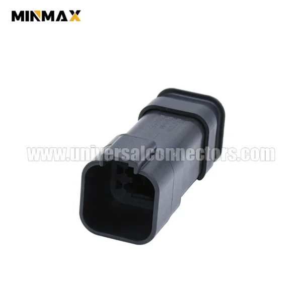 dt04 6p ce09 male 6 pins e seal long cap black waterproof automotive waterproof wiring harness connection dt connector