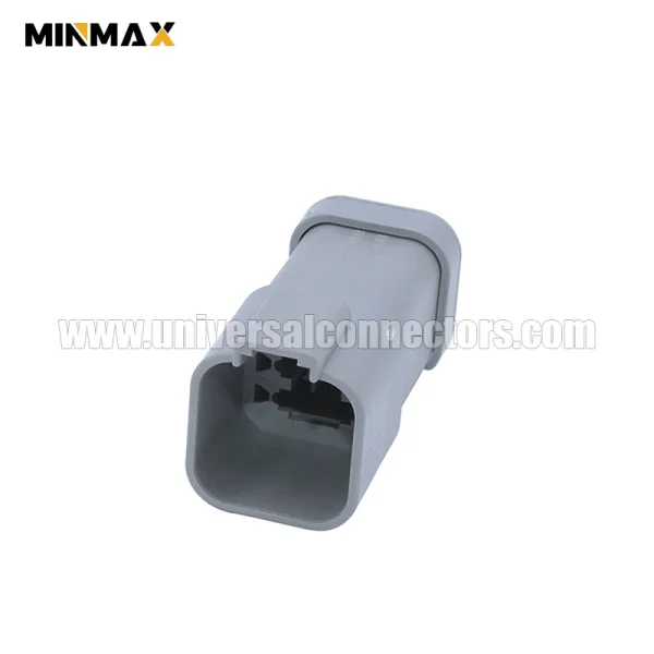 dt04 6p e003 at04 6p ec01 male 6 pins gray short cap waterproof dt engine wiring harness connector