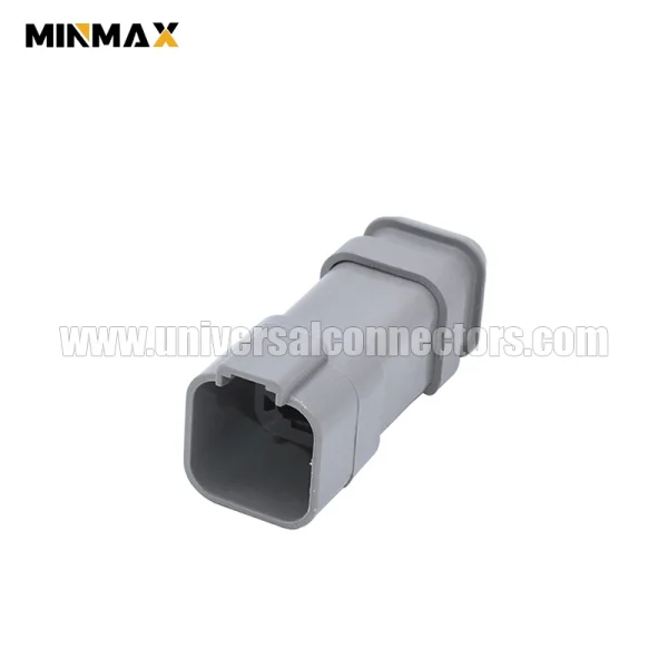dt04 6p e008 male 6 pins gray long cap electrical excavator dt connector