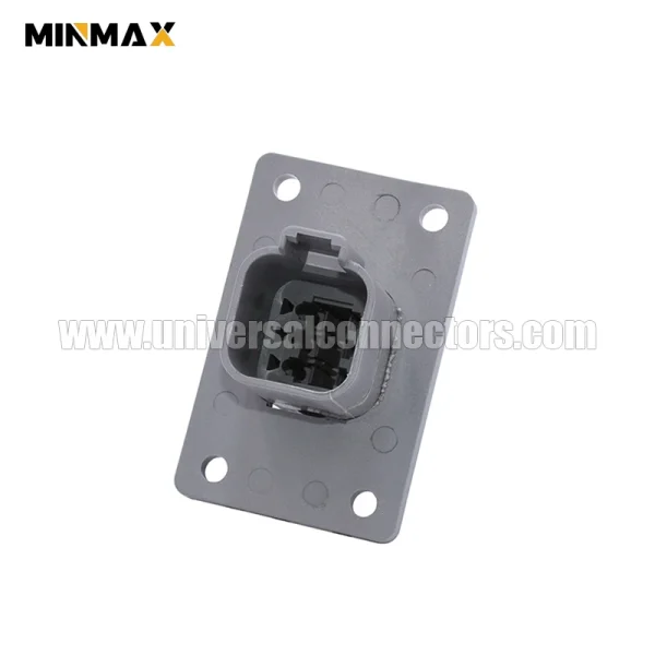 dt04 6p l012 male 6 pins gray wire & cable power panel mount agricultural machinery dt connector