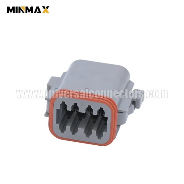 dt06 08sa female 8 pins gray electrical cable wire mining vehicle dt connector