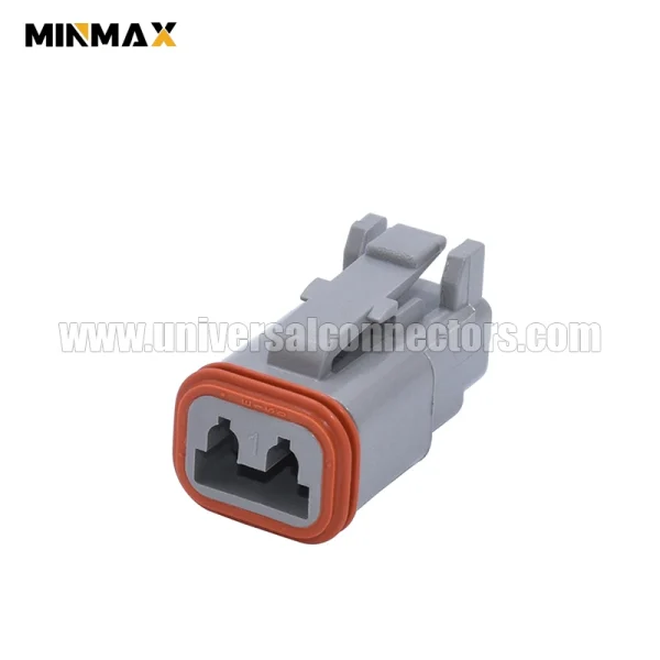 dt06 2s c015 female 2 pins electrical connector for ecu，esp