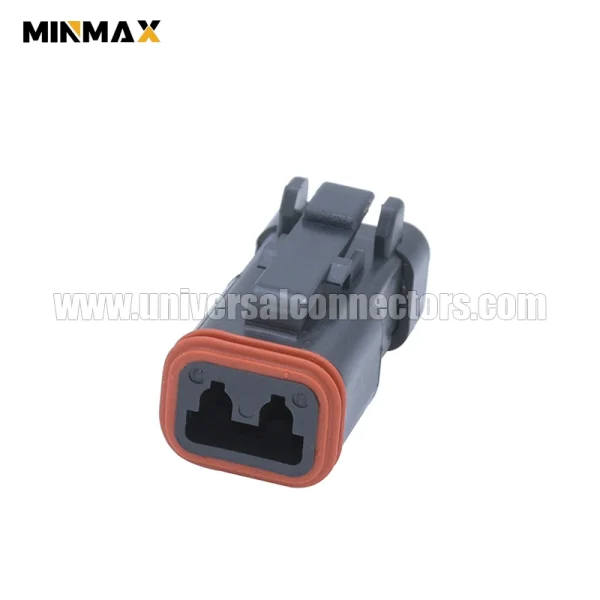dt06 2s e005 female 2 pins electrical connector for ecu,esp